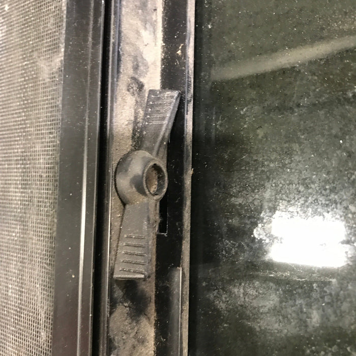 Used Black Radius Opening Window : 21.5" X 17.5" X 1.25"