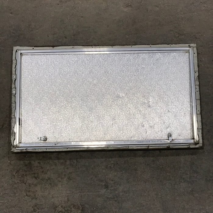 Used Square Corner cargo door  35 1/2" W x 19 3/4" H x 3/4"D