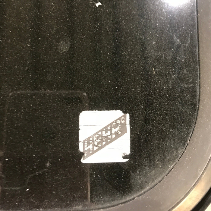 Used Black Radius Emergency Opening Window : 29.5" X 19.5" X 1.5"