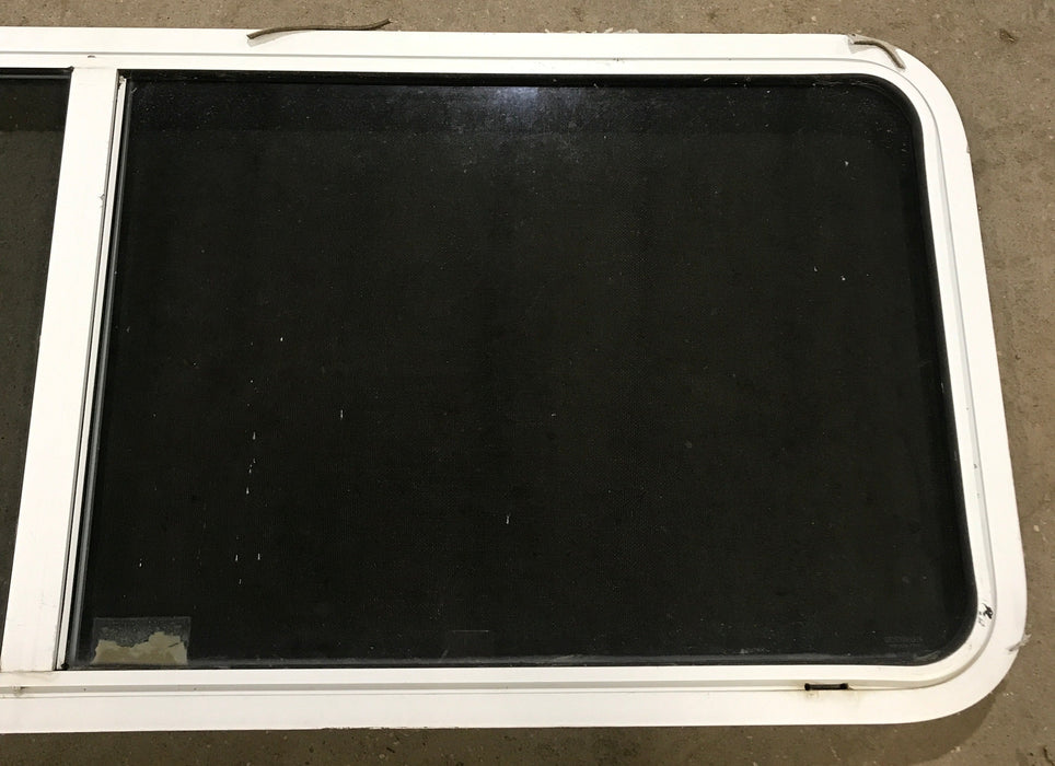 Used White Radius Opening Window : 60" W x 21 1/2" H x 2" D