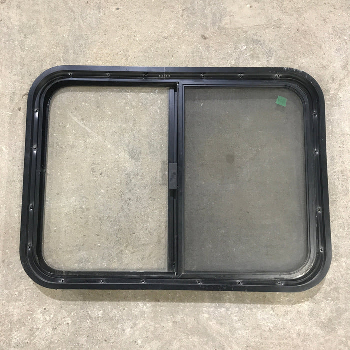 Used Black Radius Opening Window : 29.5" X 21.5" X 1.875"