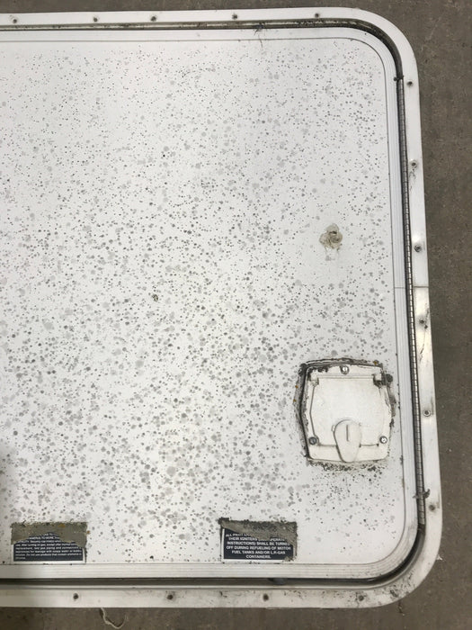 Used Radius Cornered Propane Cargo Door 29 7/8" x 25 7/8" x 3/4 "D