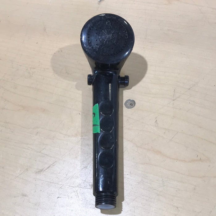 Used Shower Head Black, 7 1/2"