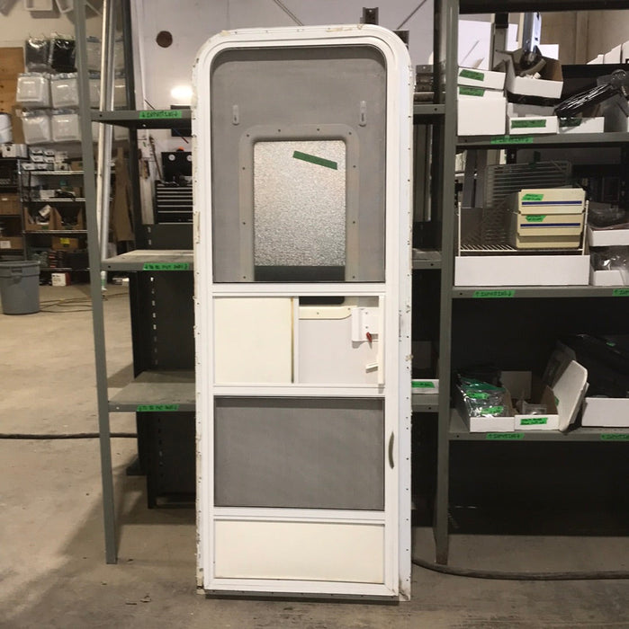 Used Radius Cornered Entry Door 71 1/2" H x 25 3/4" W X 2 1/2" D