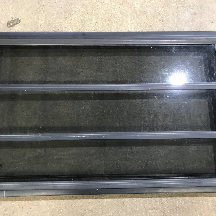 Used Black Radius Opening Window : 59.75" x 21.75" x 2"
