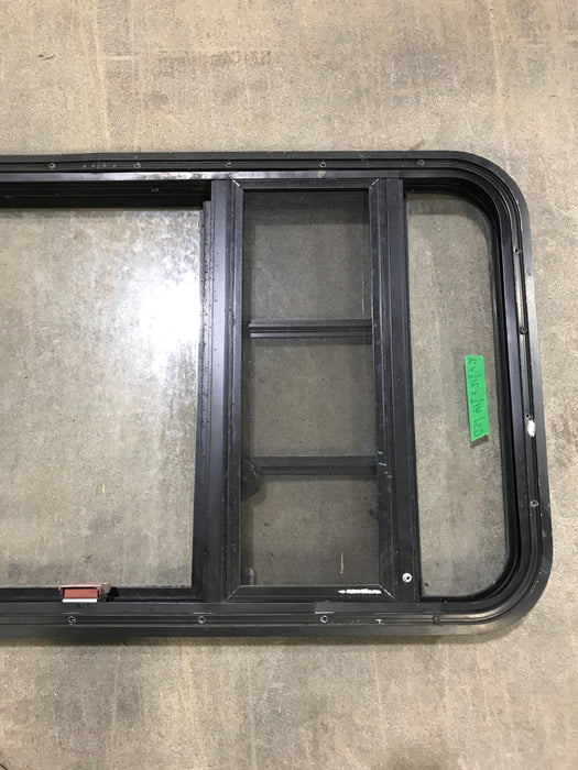 Used Black Radius Emergency Opening Window : 41 1/2" W x 21 1/2" H x 2" D