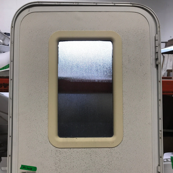 Used RV Radius Corner Entry Door 29 1/2" W x 71 1/4" H