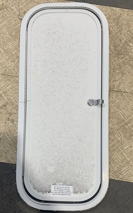 Used RV Cornered Cargo Doors  27" x 10 5/8" x 5/8"D