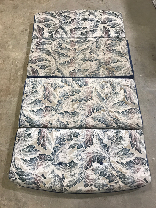 Used Dinette Cushion Set- 4 piece- 2 @ 40" x 18" x 5" D, 2 @ 40" x 17" x 5" D