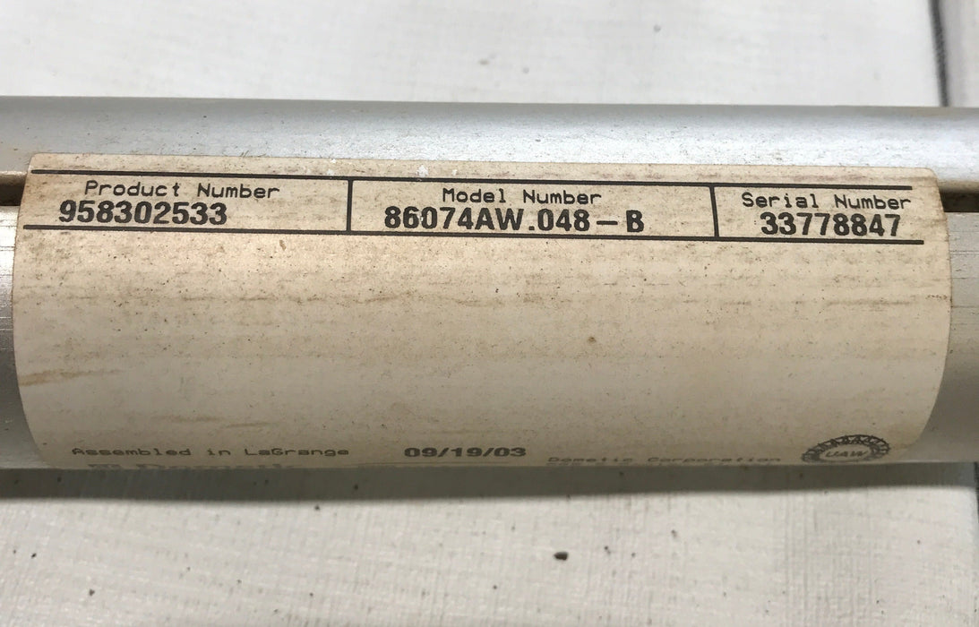 Used Dometic Window Awning Roller Tube 45 3/4"