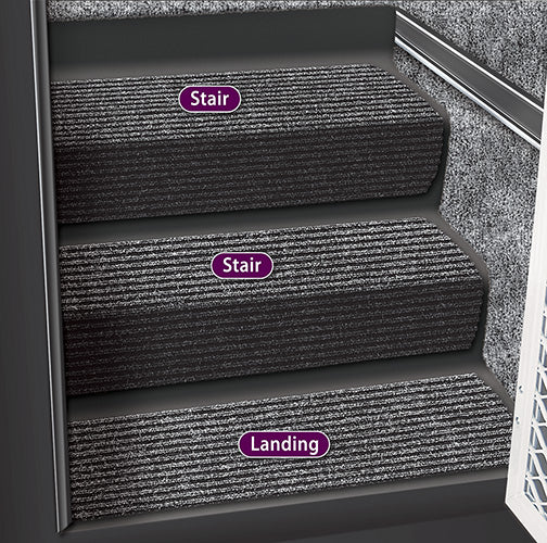 Prest-O-Fit 5-1090 Step Huggers-Black Granite - Young Farts RV Parts