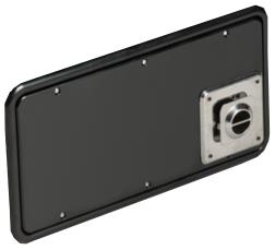 Dometic Exterior Door for Atwood Furnaces Black - 32344 - Young Farts RV Parts