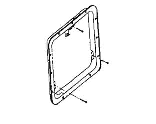 Suburban Mfg Water Heater Access Door 520818 - Young Farts RV Parts