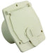 JR Products S-27-14-A Colonial White 30 Amp Square Electric Cable Hatch - Young Farts RV Parts