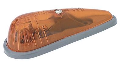 Roof Marker Light Grote Industries 46543 Universal Ford Style; Yellow Lens; Incandescent; Clear; Single