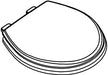 Dometic Toilet Seat Elongated Ebony for 510/ 511 Plus Model 385343901 - Young Farts RV Parts
