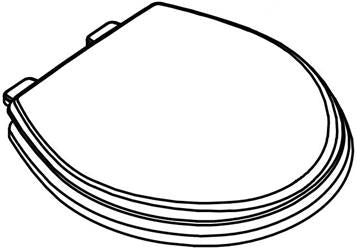 Dometic Toilet Seat Elongated Ebony for 510/ 511 Plus Model 385343901 - Young Farts RV Parts