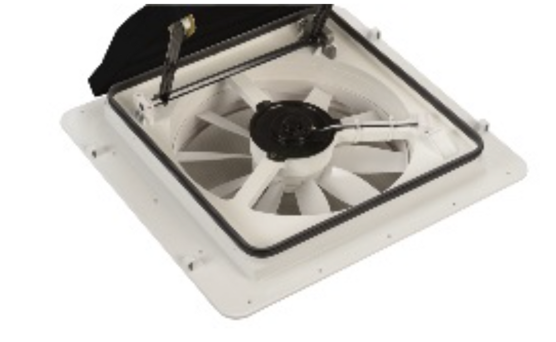 MaxxAir 4401M MaxxFan® Mini Roof Vent, Manual Opening, For 1" Thick Roofs, 4 Speed