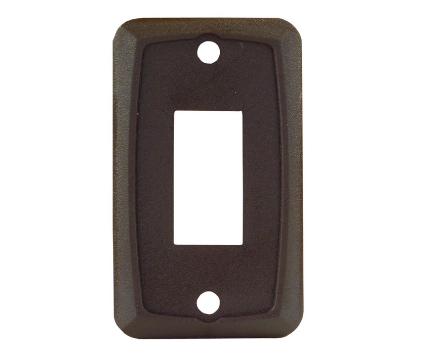 1 Pk Single Switch Plate Brown