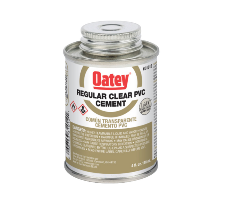 1/4 PVC CLEAR CEMENT