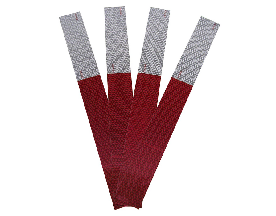 Reflective Tape Kit 2" Red/White 4-Strip Kit