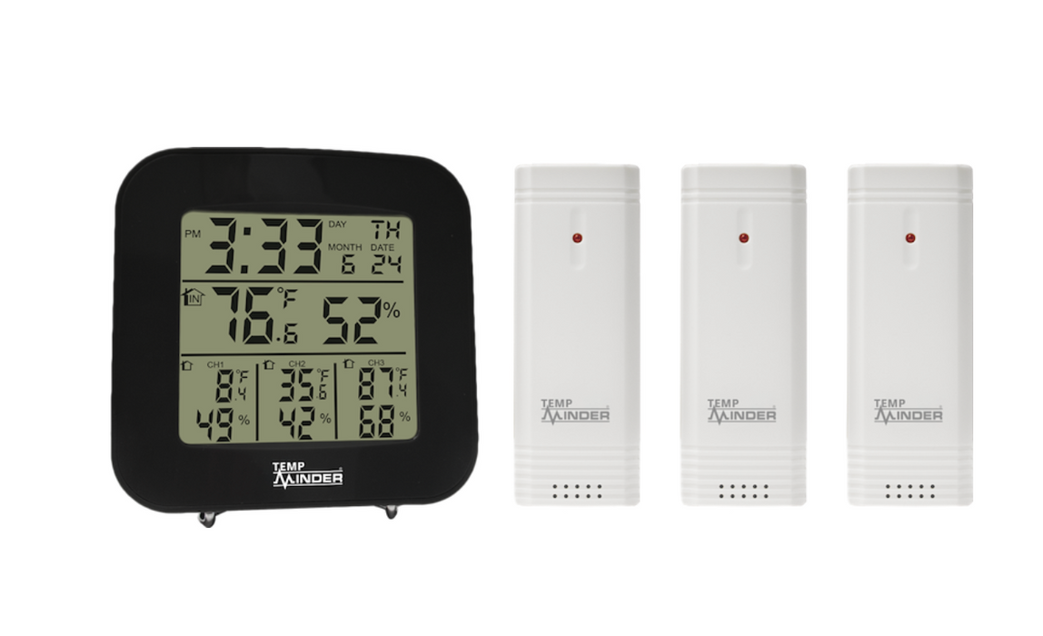 Weather Station 4-Zone Temp/