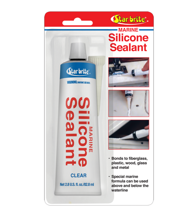 Silicone Sealant Clear 2.8 Oz.