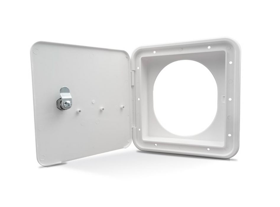 Gas Hatch Oval Back Polar White