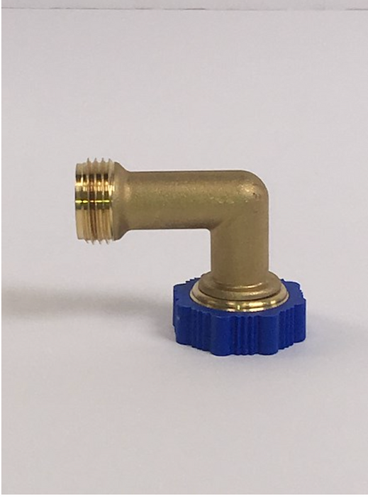 HOSE ELBOW, 90 DEG, BRASS