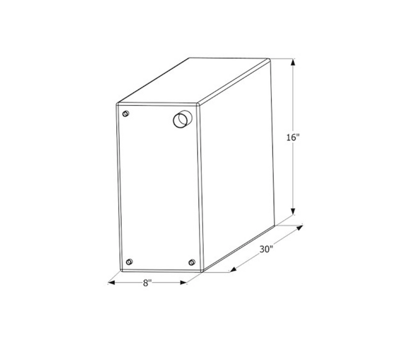 Fresh Water Tank WT2467 - 15 Gal