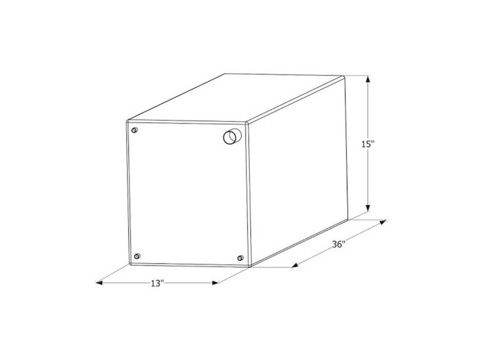 Fresh Water Tank WT2463 - 30 Gal