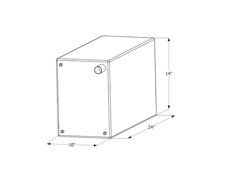 Fresh Water Tank WT2462 - 15 Gal