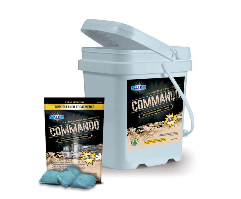 Commando Black Tank Cleaner Tub