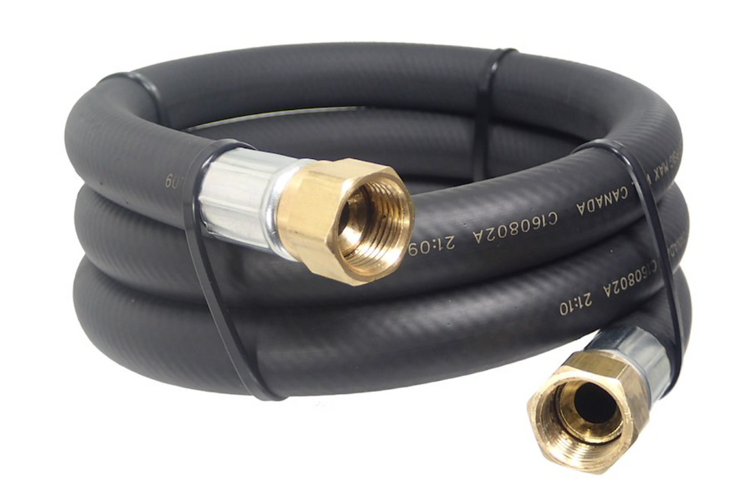 1/2" ID High Pressure Propane Hose Assembly (6 Feet)