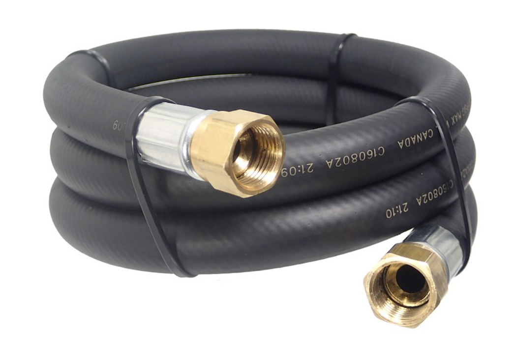 1/2" ID High Pressure Propane Hose Assembly (20 Feet)