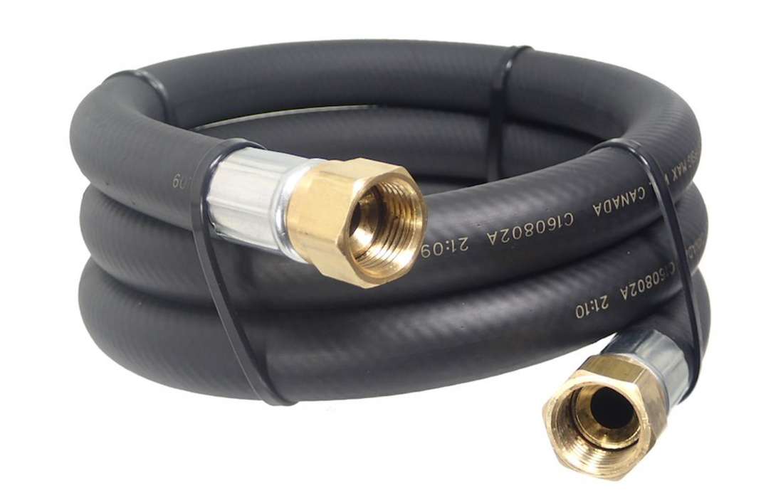 1/2" ID High Pressure Propane Hose Assembly (10 Feet)