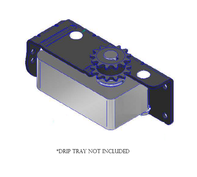 Gear Box W/Brkt Slide Motor