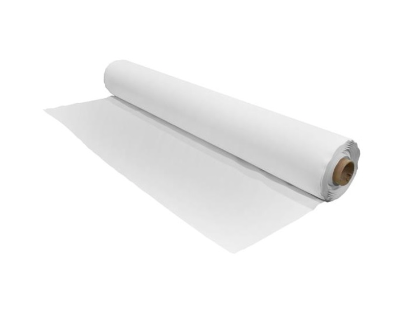 White 9'6" X 45' TPO Roof Membrane