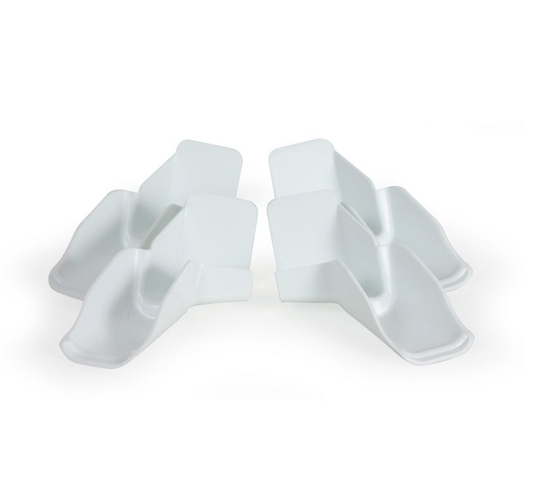 Camco 42134 Gutter Spout w/Extension - White 4pack (2 left/2 right)