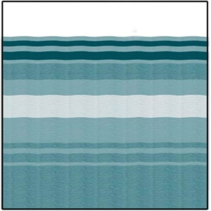 Carefree JU148C00 - 1Pc Fabric 14' Teal Awning with White Weatherguard