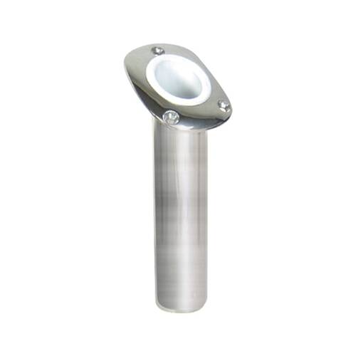 WHITECAP Fishing Rod Holder - 30° Flush Mount - 316 Stainless Steel - 9-1/4" L - S-0096CBLUE
