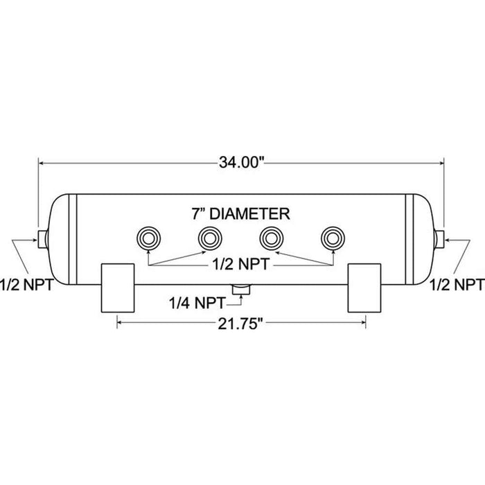 Air Tank 5 Gal - Young Farts RV Parts