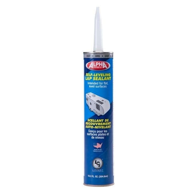 Alpha Systems 862147 - 1021 Grey Low VOC Self Leveling Sealant Tube - 10.3 Oz. - Gray