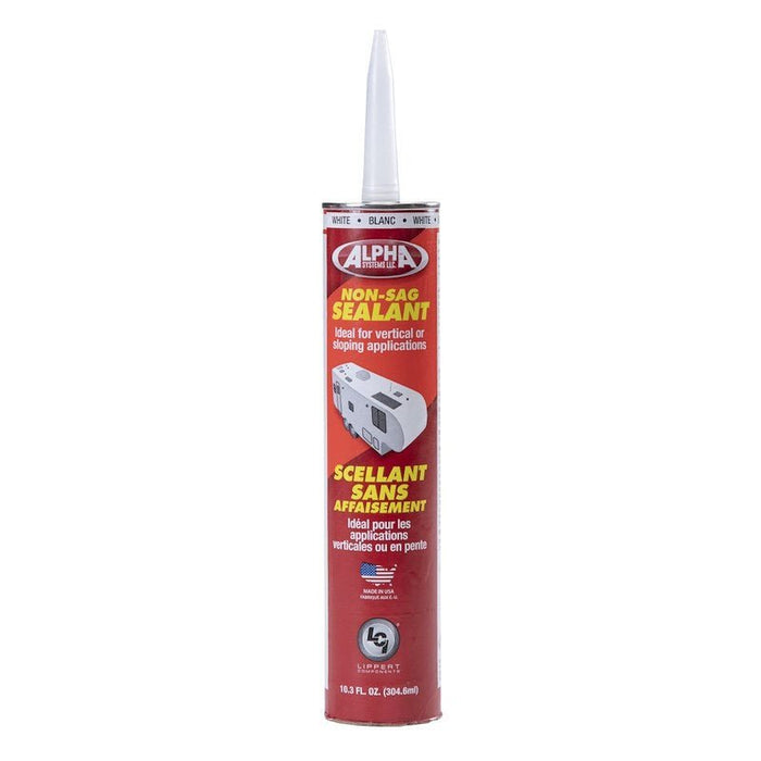 Alpha Systems 862157 Non-Sag Sealant 1010 - Low VOC - White - 10.3 oz
