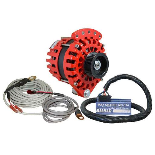 Alternator 1 - 2" Single Foot K6 Serpentine Pulley Regulator & Temp Sensor - 170A Kit - 12V - Young Farts RV Parts