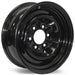 Americana Tire and Wheel 20514 15X6 Trailer Wheel Conventional 6H - 5.5 Black 3.65P - Young Farts RV Parts