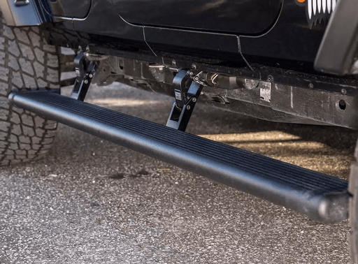 AMP Research Powerstep Electric Running Board 0718 Jeep Wrangler JK Unlimited 4Dr 75122 - 01A - Young Farts RV Parts