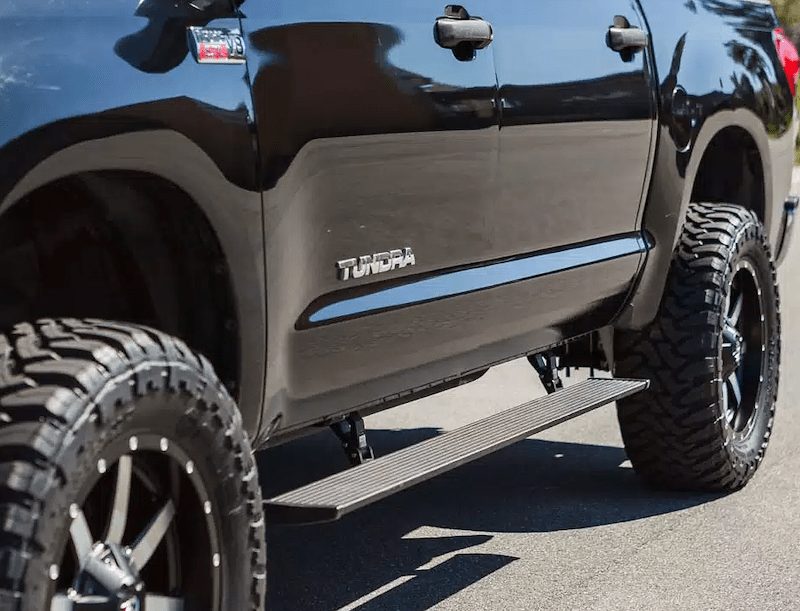 AMP Research Powerstep Electric Running Board 0721 Tundra DbleCrw Cab 20082017 Sequoia 75137 - 01A - Young Farts RV Parts