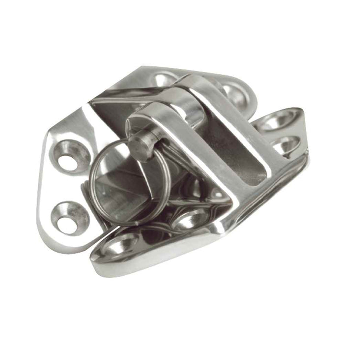 Angled Base Hatch Hinge - 316 Stainless Steel - 3" x 2 - 1/2" - Young Farts RV Parts