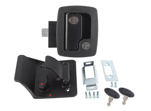 AP Products 013 - 520 Entry Door Lock, Black - Young Farts RV Parts